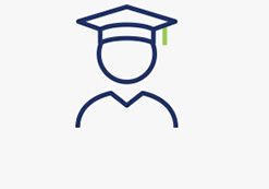 college graduate icon